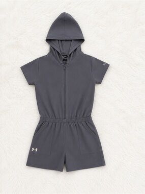 Under Armour Youth Large Hooded Romper One-Piece UPF 50 Lightweight NWOT